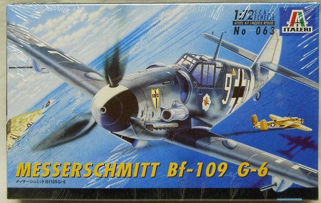 Italeri 1/72 Messerschmitt Bf-109 G-6 - Pilsen May 1945, 063 plastic model kit